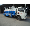 Entrepôt d&#39;usine Dongfeng 3m3 camion à déchets alimentaires, camions à déchets liquides